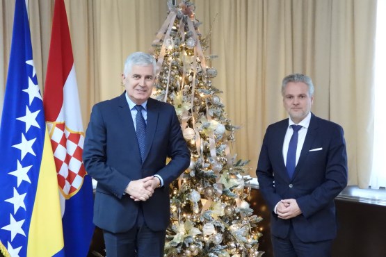 Замјеник предсједавајућег Дома народа др Драган Човић одржао састанак с посебним представником ЕУ у БиХ
